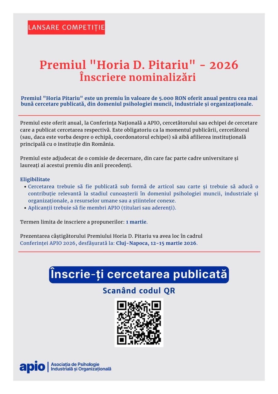 Laureații Premiului Horia Pitariu